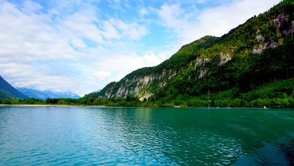 Landscape of Thun Lake — Stock Photo, Image