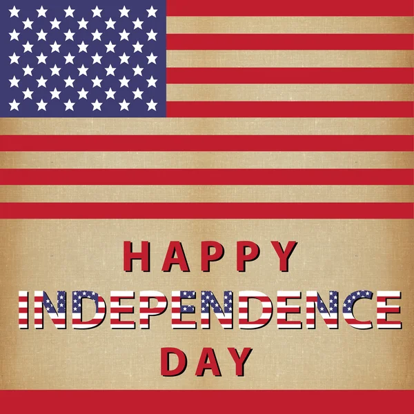 Feliz día de la independencia usa vintage — Foto de Stock