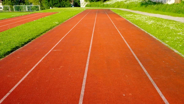 Pista de corrida para atlético — Fotografia de Stock