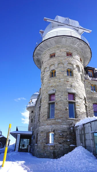 Baustellen am Gornergrat-Bahnhof — Stockfoto