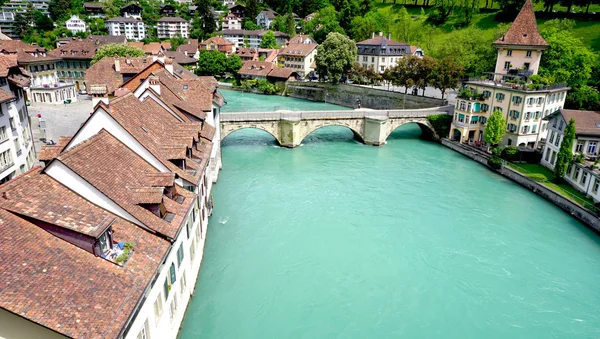 Historical old town city and river Landscape — Stock Photo, Image