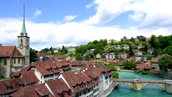 Scene of historical old town city and church — Stock Photo, Image