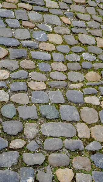 Ruwe stenen vloer textuur verticaal close-up — Stockfoto