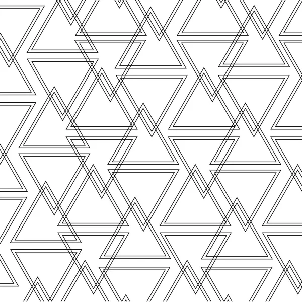 Modèle de contour triangle — Image vectorielle