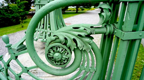 wrought iron railing detail