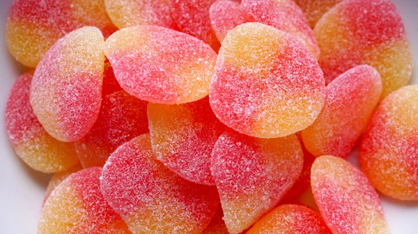 Jelly with sugar close up — Stock Photo, Image