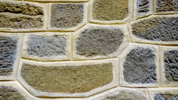 Textura de piedra de pared áspera primer plano patrón — Foto de Stock