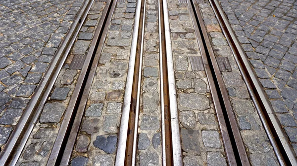 Tram manier in Lissabon — Stockfoto