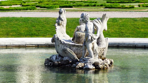 Sculpture in the garden of Belvedere — Stock Photo, Image