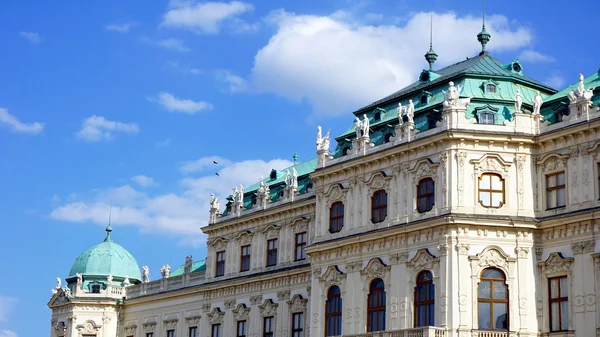 Top building of Belvedere Palace — Stock Photo, Image