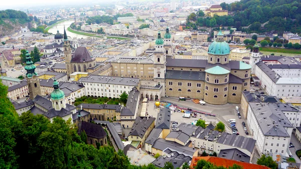 Salzburg Old Town város táj — Stock Fotó