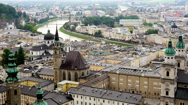 Viewpoints of Salzburg Old Town city — Stock Photo, Image