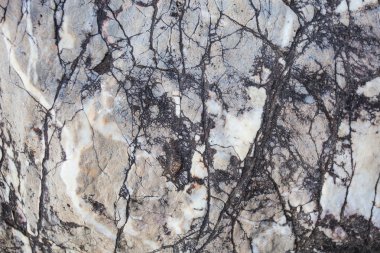 Mermerin gri renkli yüzeyi