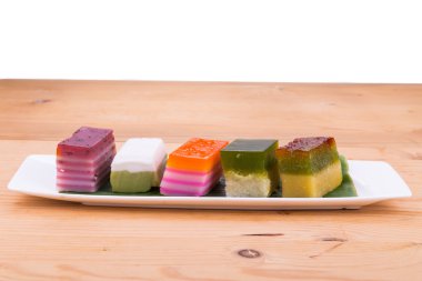 Malezya popüler çeşitli tatlı tatlı veya kuih kueh olarak bilinen