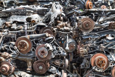 Kullanılan eski otomatik disk ve davul Heaps parçaları fren