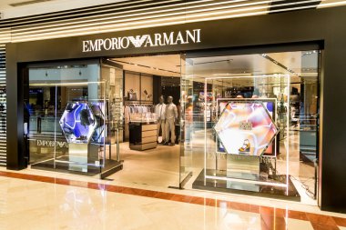 KUALA LUMPUR, MALAYSIA, May 20, 2016: An Emporio Armani outlet i