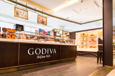 Kuala Lumpur, Malezya, 20 Mayıs 2016: Godiva çikolata çıkışı
