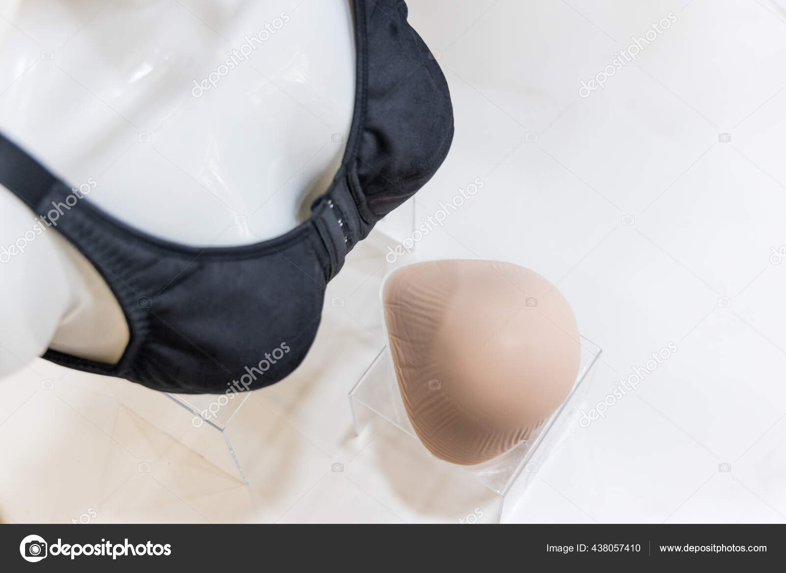 Breast prosthesis and post surgery bra for breast cancer patient after  mastectomy Stock Photo by ©Thamkc 438057410