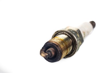 Kullanılan buji elektrot ile mevduat odaklı, yakın çekim