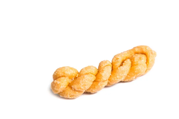 Twisted touw cookie of de volksmond bekend als roti pintal, een traditionele Maleisische delicatesse — Stockfoto