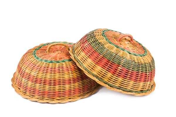 Traditional rattan woven food cover — Stock Photo, Image