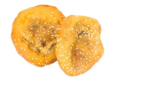 Smażony chleb drożdżówka, lub znany jako szynka Chim Peng, popularne żywności w Malezji i Singapuru — Zdjęcie stockowe