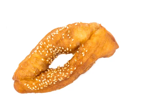 Sapato de cavalo Fritters, também conhecido como Ma Geok ou Borboleta, uma comida frita popular entre os chineses — Fotografia de Stock