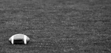 Bir Amerikan futbolu sahada