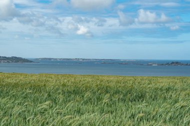 Bretagne, Fransa 'nın Atlantik kıyısındaki bir kum tarlası..