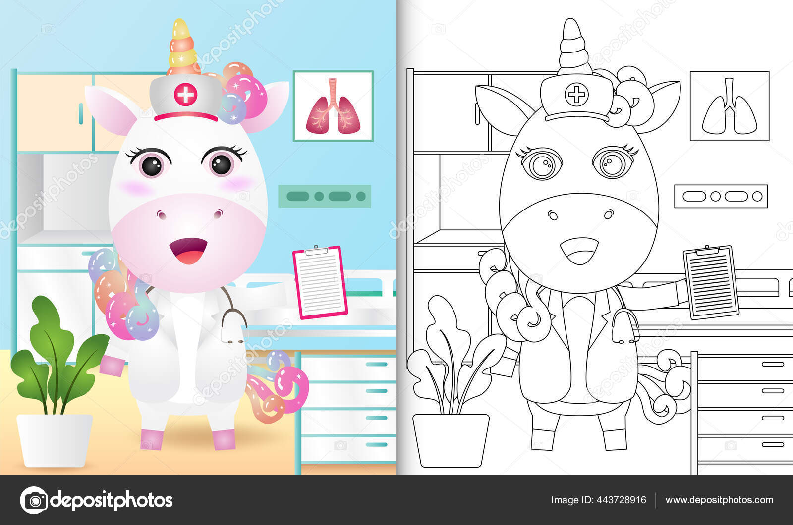 Páginas para colorir de enfermeira feliz - Páginas para colorir de  enfermeira - Páginas para colorir para crianças e adultos