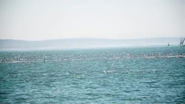 Δραστηριότητες στο νερό ωκεανού — Αρχείο Βίντεο