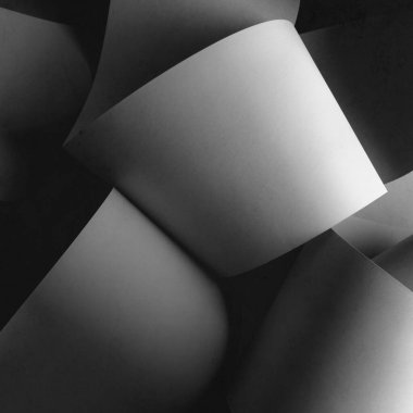 Kağıttan, kavramsal mimariden oluşan yaratıcı görüntü