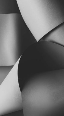 Kağıttan, kavramsal mimariden oluşan yaratıcı görüntü