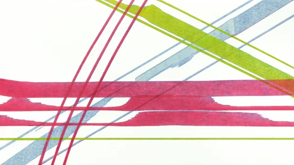Modello Grunge Texture Linee Colorate Carta Bianca — Foto Stock