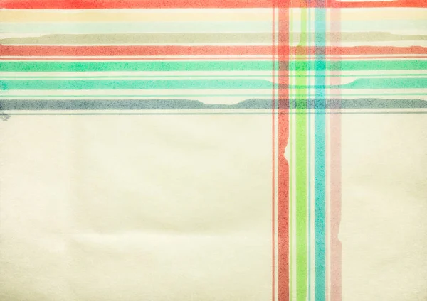 Pergamena Con Linee Colorate Sfondo Texture — Foto Stock