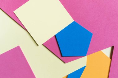 Renkli geometrik şekiller, doku arkaplanı