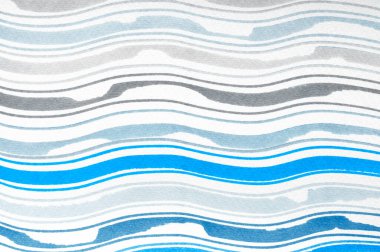 Grunge deseni, beyaz kağıtta dalgalı çizgiler.