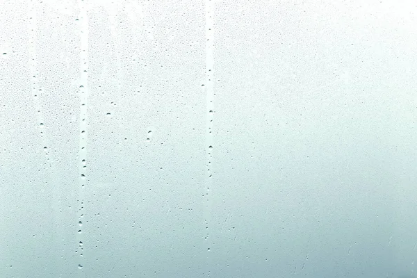 Rainy Day Window Close Raindrops Glass — Fotografia de Stock