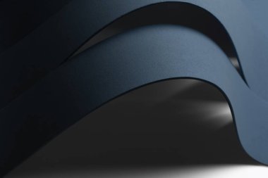 Kıvrımlı elementlerle yaratıcı görüntü. Soyut arkaplan