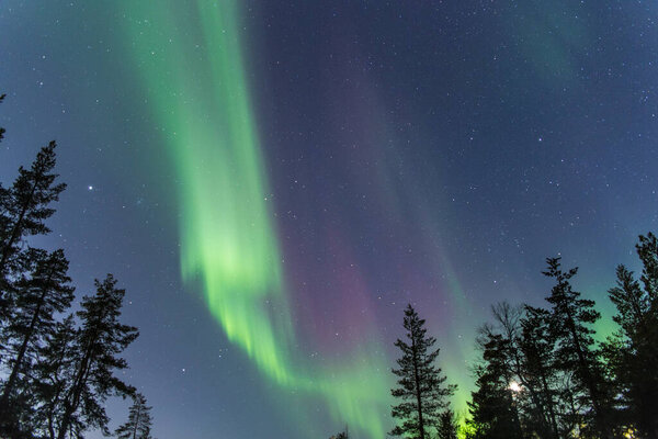 aufba boreal de varios colores