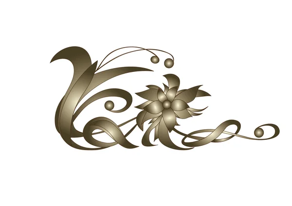 Яскравий квітковий орнамент вишуканий принт, прикраса — стоковий вектор