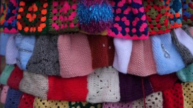 Örgü yün yama görüntüsü 