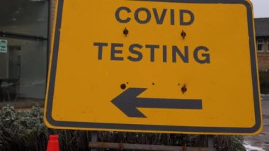 Tıbbi merkez işaretini okla test et