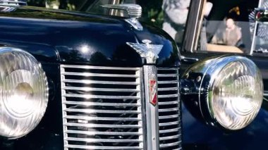 Klasik Dewsbury West Yorkshire otomobilinde ızgara 4 Ekim 2022 seçici odak noktası