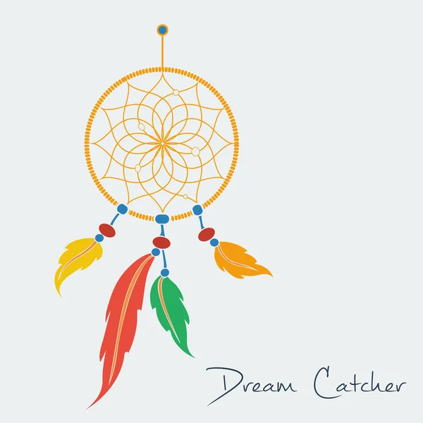 Vektorové dream catcher barva — Stockový vektor