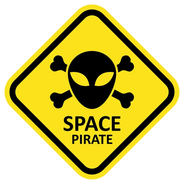 Vektör işareti alan korsan.