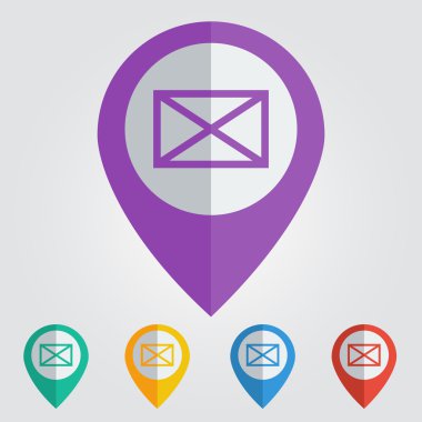 Renk iğne ile posta kutsal kişilerin resmi