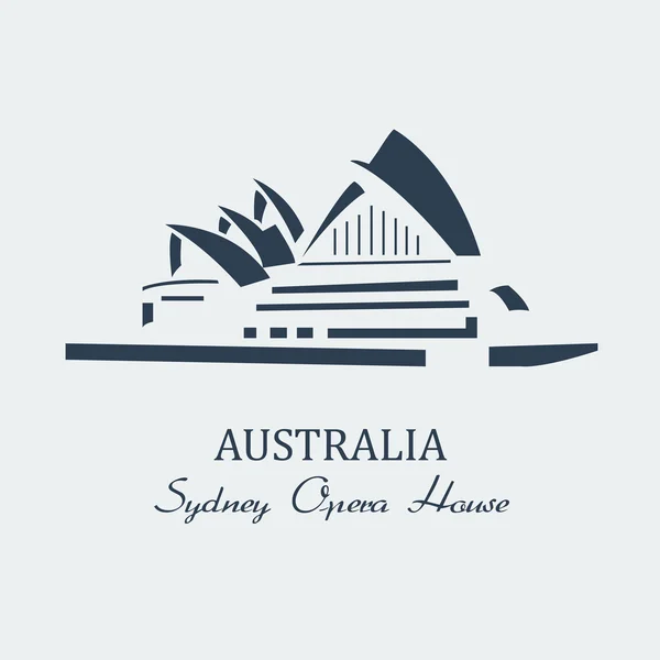 Ópera de Sydney — Archivo Imágenes Vectoriales