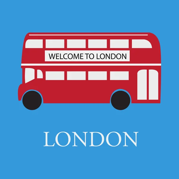 Simbolo dell'autobus di Londra — Vettoriale Stock