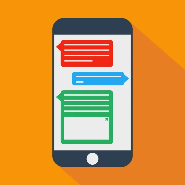 Immagine Vettoriale Messaggi Telefonici Illustrazioni Vettoriali Messaggi Telefonici Depositphotos